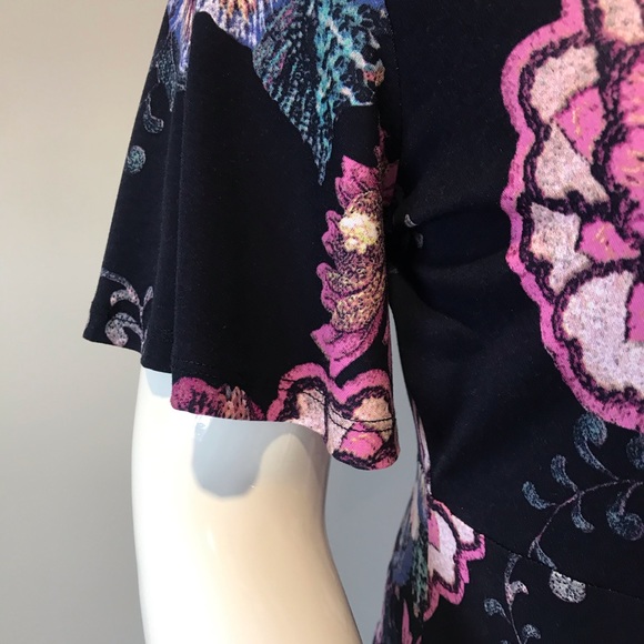 Tribal Dress Navy and Pink Size 1X & 2X NWT - Picture 6 of 8